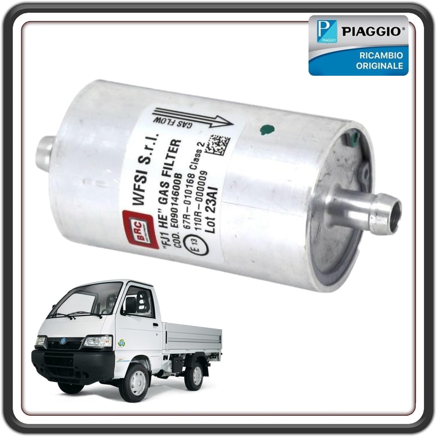 FILTRO GAS FASE GASSOSA COMPLETO PER PIAGGIO PORTER GPL TUTTI I MODELLI ORIGINALE PIAGGIO 659749