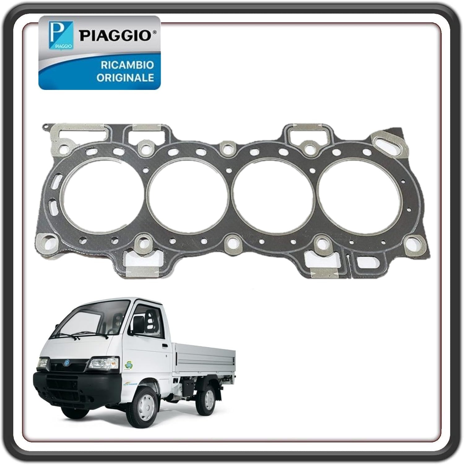 GUARNIZIONE TESTA TESTATA PER PIAGGIO PORTER 1300 16 V FINO AL 2009 MOTORE DAIHATSU ORIGINALE PIAGGIO 1111587501000
