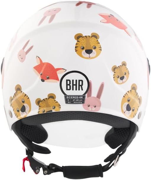 BHR - CASCO DEMI JET 838 CHILDREN BAMBINO/BAMBINA ANIMALS