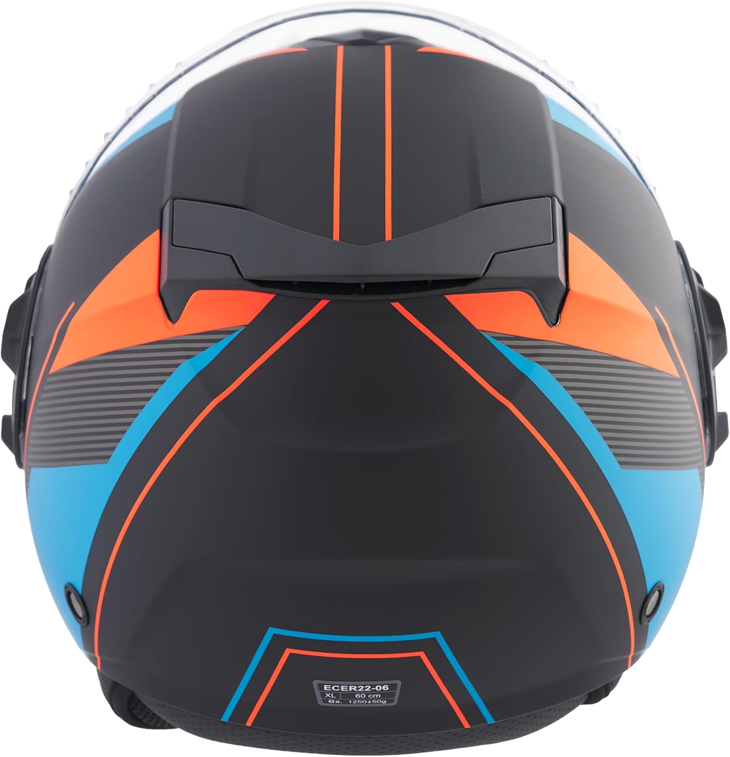 BHR - CASCO JET 830 FLASH COOL BLACK OPACO - DOPPIA VISIERA