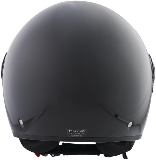 BHR - CASCO DEMI-JET 832 MINIMAL NERO METALLIZZATO