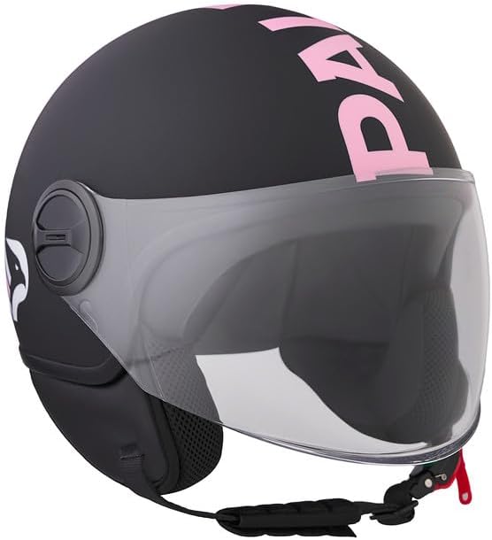 BHR - CASCO DEMI JET 835 SPECIAL PALERMO MATT BLACK
