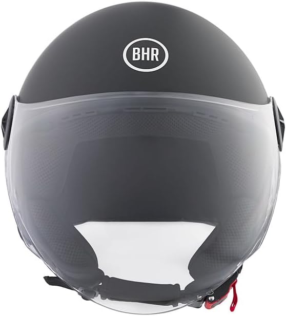 BHR - CASCO DEMI-JET 832 MINIMAL NERO OPACO