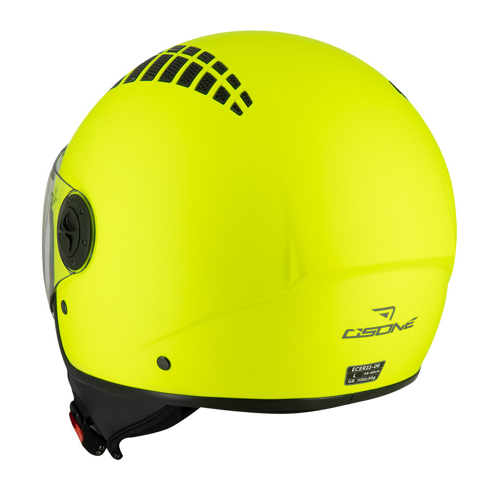 Casco Osone - Jet S707 Citizen Colore GIALLO FLUO OPACO