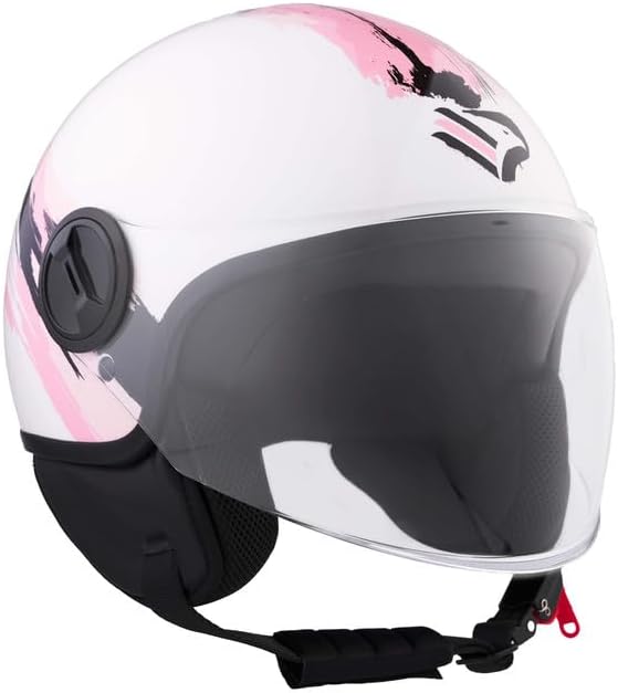 BHR - CASCO DEMI JET 835 SPECIAL PALERMO SHINY WHITE