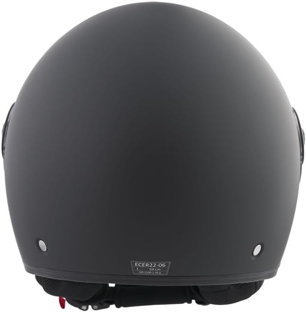BHR - CASCO DEMI-JET 832 MINIMAL NERO OPACO