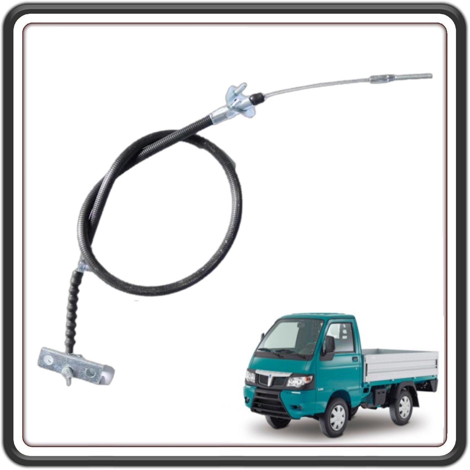 TRASMISSIONE FILO CAVO FRENO A MANO FRENO DI STAZIONAMENTO COMPATIBILE PER PIAGGIO PORTER MULTITECH E4-E5-E6 DAL 2010 AL 2020 - PIAGGIO PORTER MAXXI MULTITECH E4-E5-E6 DAL 2010 AL 2020 -PIAGGIO PORTER D120 DAL 2010 AL 2015