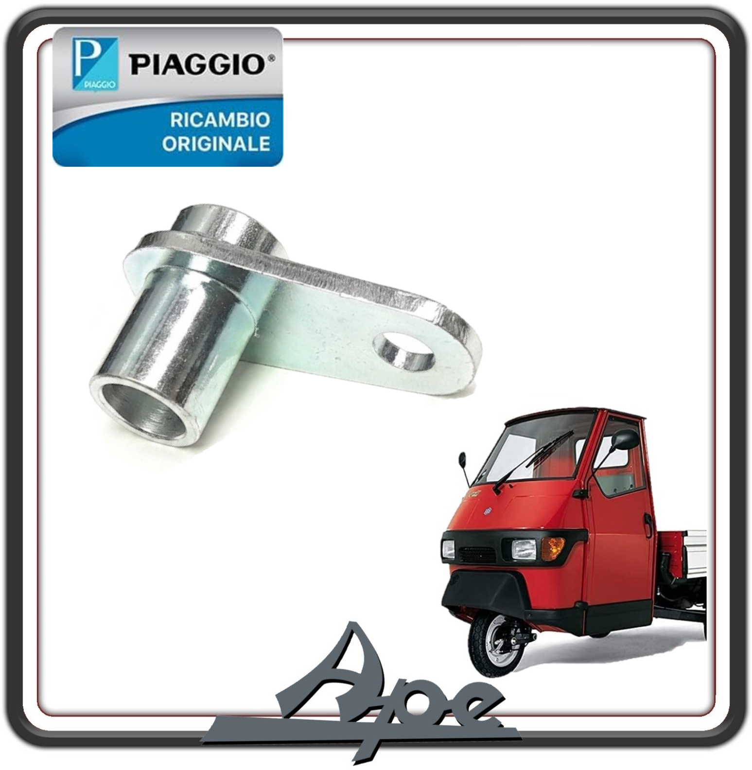 PIASTRA AUTOREGISTRANTE FRENO PER PIAGGIO APE 50 DAL 1998 AL 2018 ORIGINALE PIAGGIO 2742496