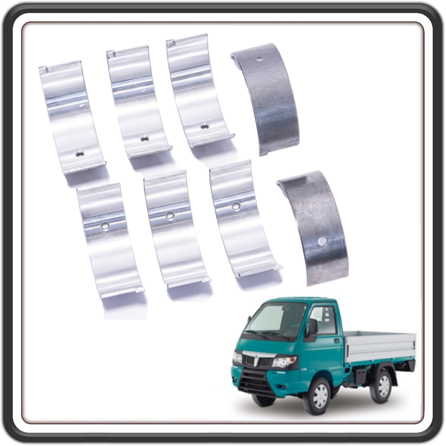 KIT SERIE BRONZINE BIELLA MISURA STANDARD COMPATIBILE PER PIAGGIO PORTER MULTITECH DAL 2010 AL 2015 - PIAGGIO PORTER MAXXI MULTITECH DAL 2010 AL 2015