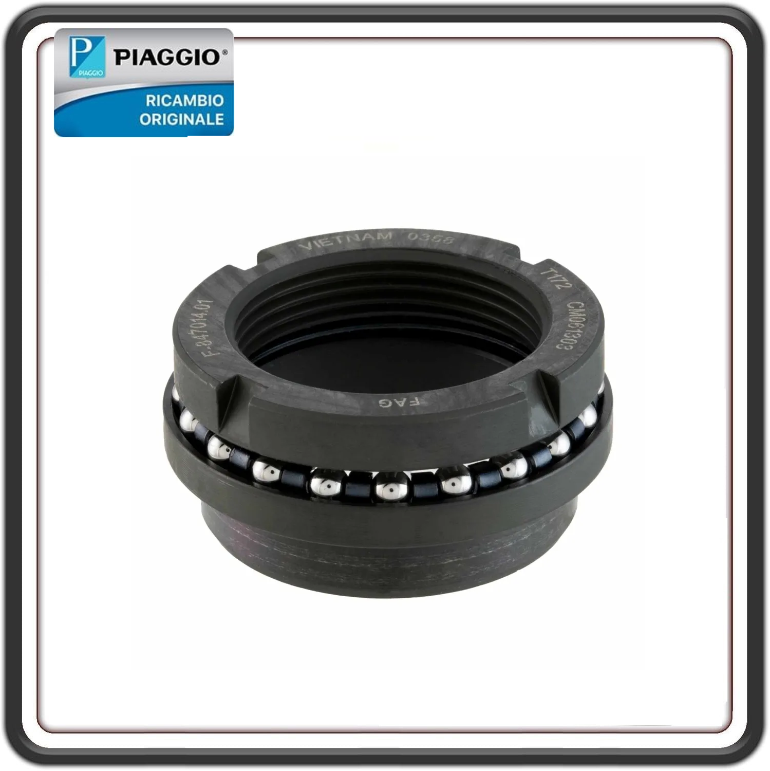 RALLA SUPERIORE CALOTTA STERZO PER APRILIA DERBI GILERA PIAGGIO VESPA (LEGGI DESCRIZIONE) ORIGINALE 65069345