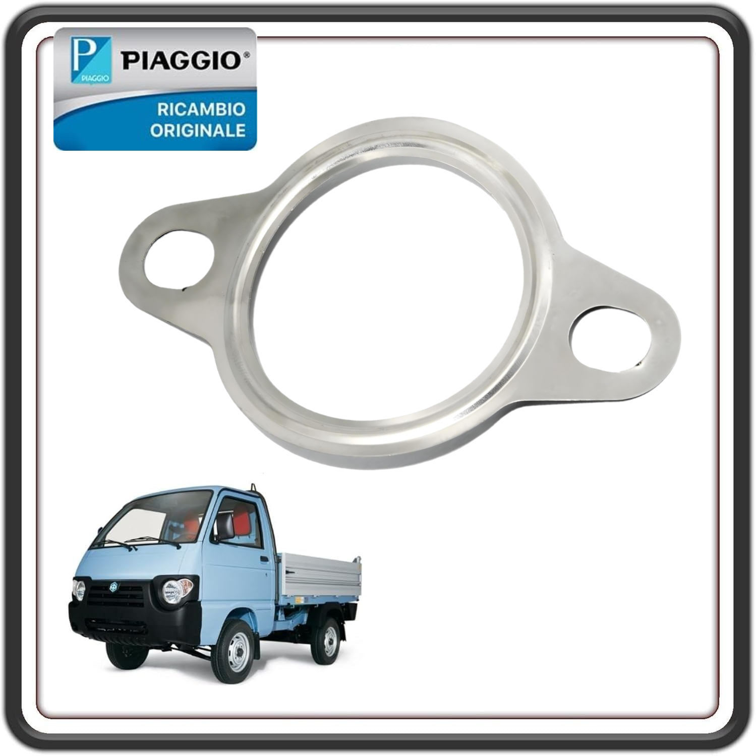 GUARNIZIONE COLLETTORE SCARICO MARMITTA PER PIAGGIO QUARGO DIESEL TUTTI I MODELLI ORIGINALE PIAGGIO 850292
