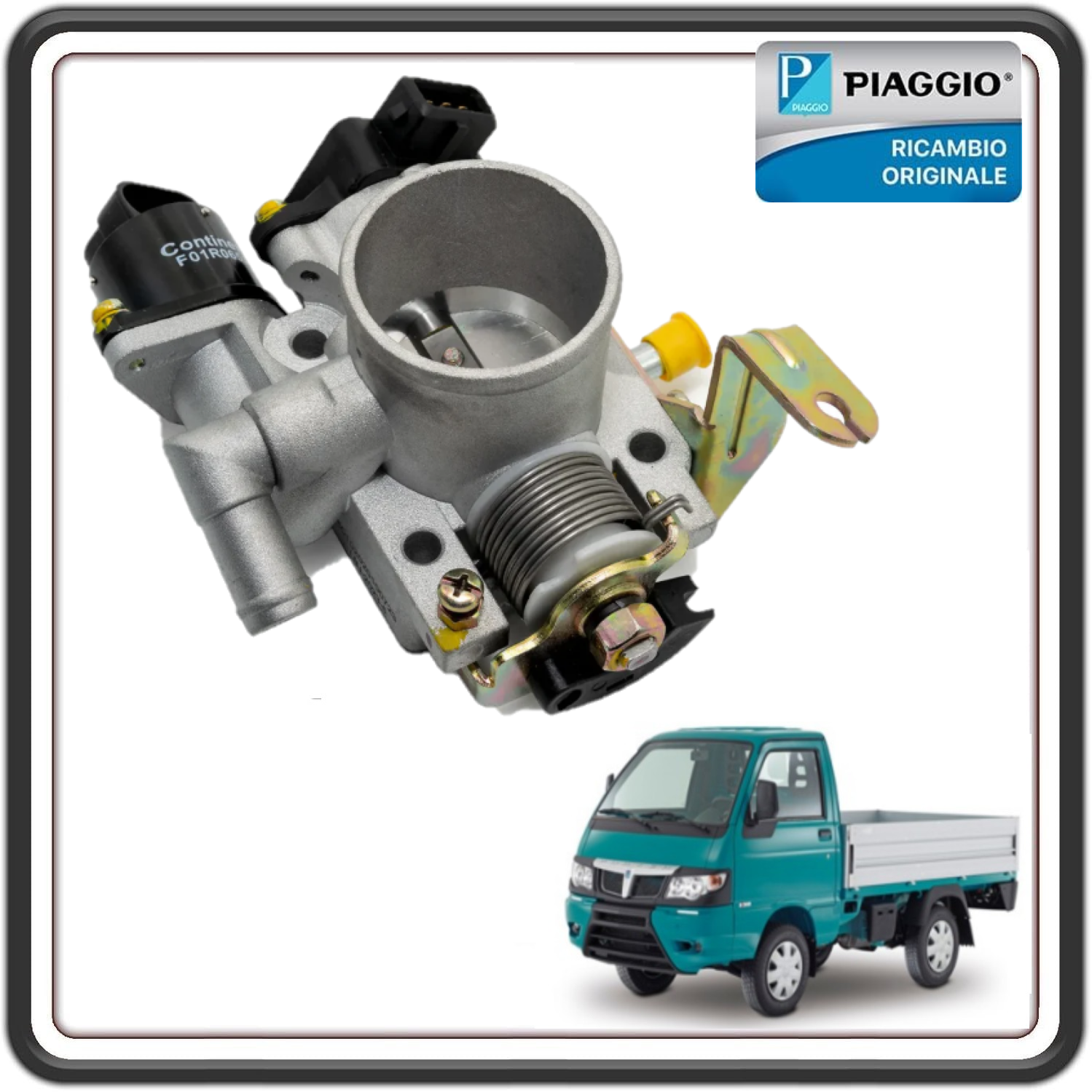 CORPO FARFALLATO COMPLETO PER PIAGGIO PORTER MULTITECH E4 2010 - E5 2013 - E5+ DAL 2014-2015 ORIGINALE PIAGGIO B010160