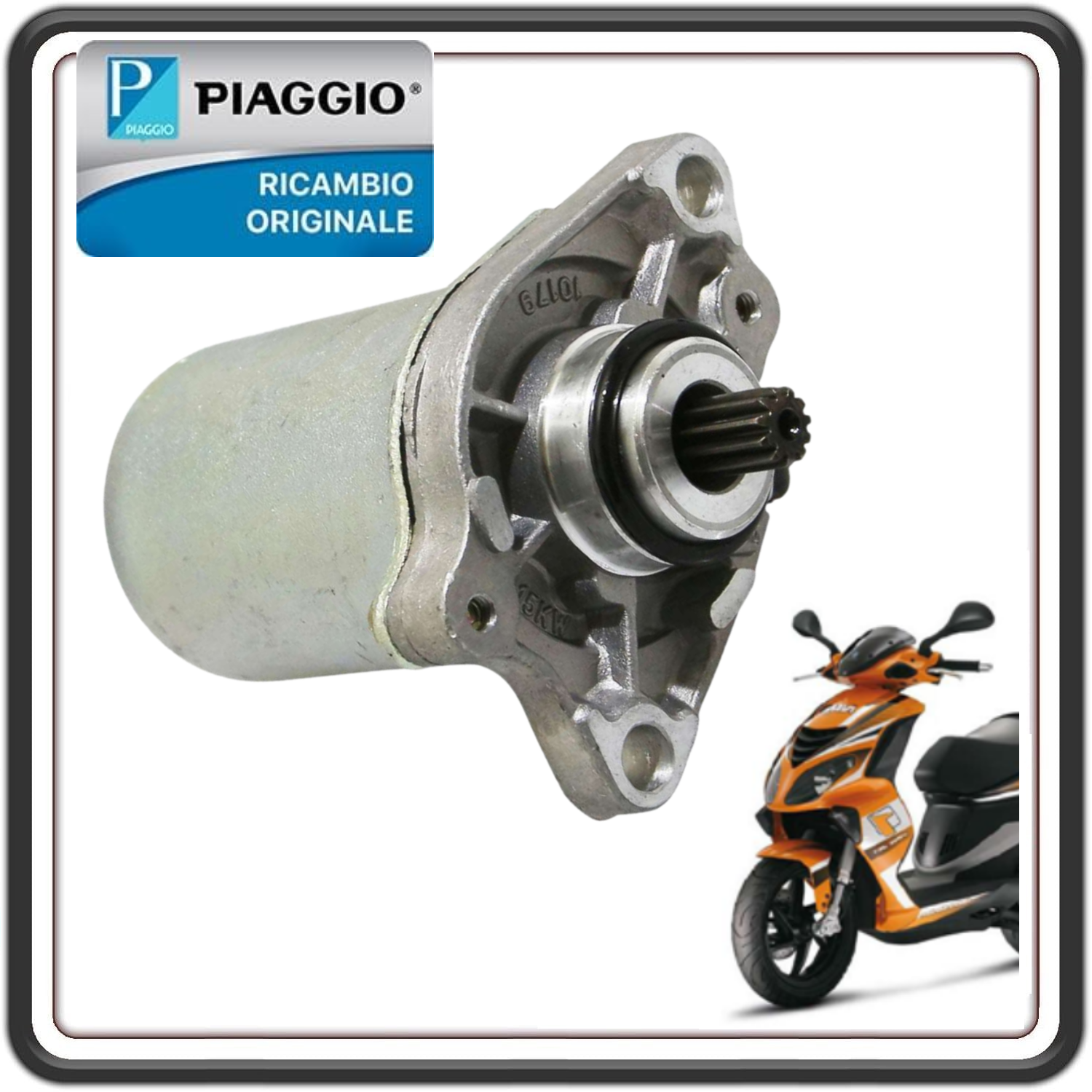 MOTORINO DI AVVIAMENTO PER PIAGGIO SCOOTER VARI MODELLI (LEGGERE DESCRIZIONE) ORIGINALE PIAGGIO 82530R