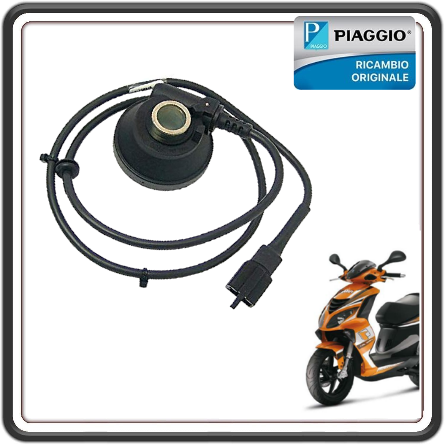 TRASMISSIONE RINVIO RUOTA FONICA CONTACHILOMETRI CONTAKM PER PIAGGIO BEVERLY 125-200 DAL 2001 AL 2003 - PIAGGIO X9 DAL 2001 AL 2004 - NRG POWER (LEGGI MODELLI DESCRIZIONE) ORIGINALE PIAGGIO 56435R