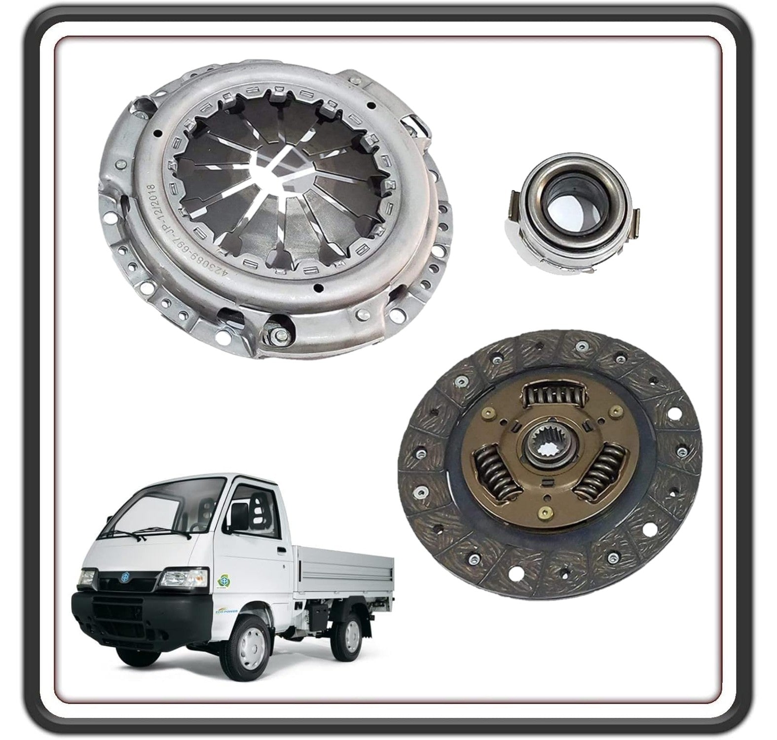 KIT FRIZIONE COMPLETO COMPATIBILE PER PIAGGIO PORTER 1300 BENZINA MULTITECH 52 KW DAL 2010 IN POI