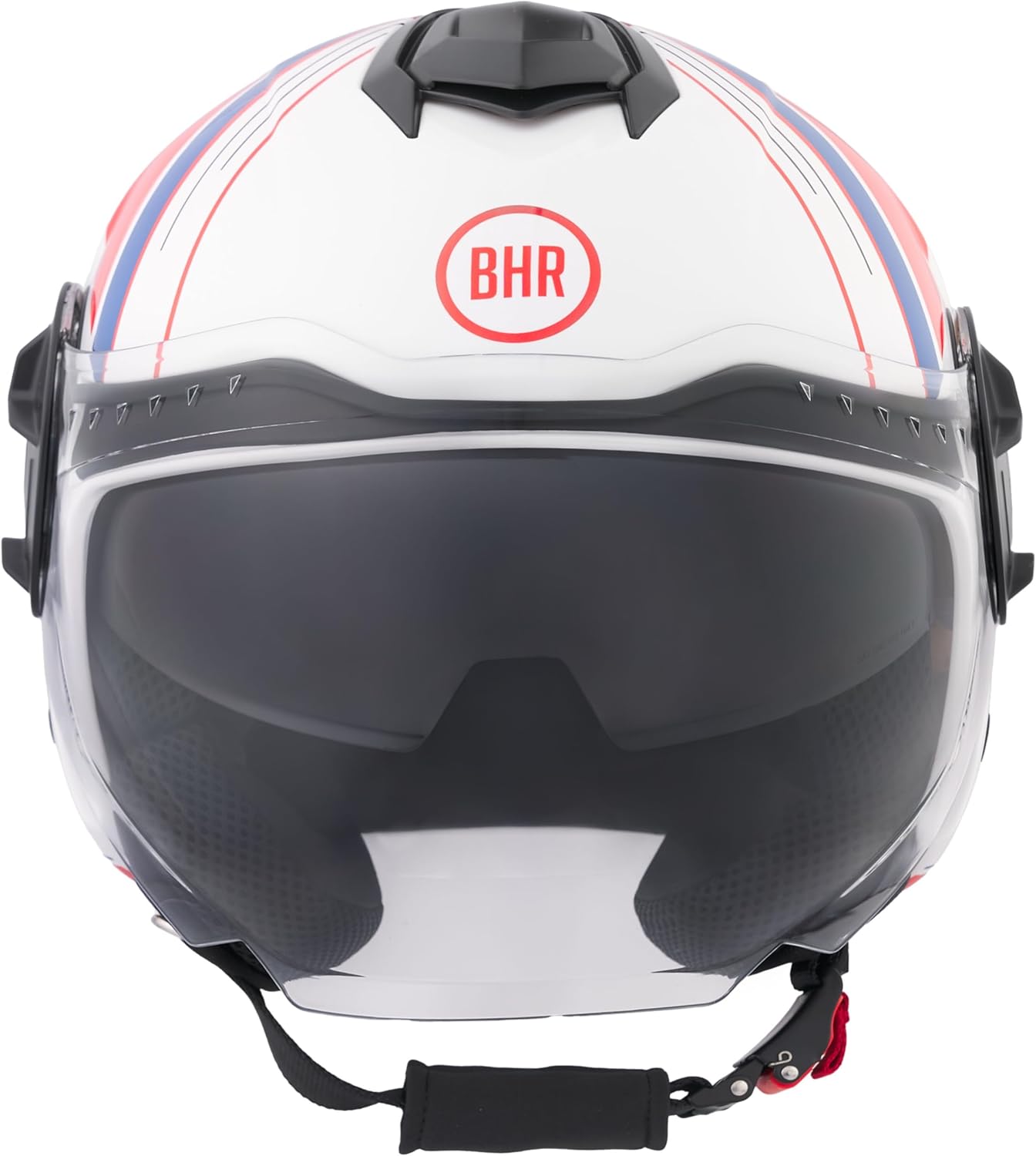 BHR - CASCO JET 830 FLASH COOL WHITE - DOPPIA VISIERA