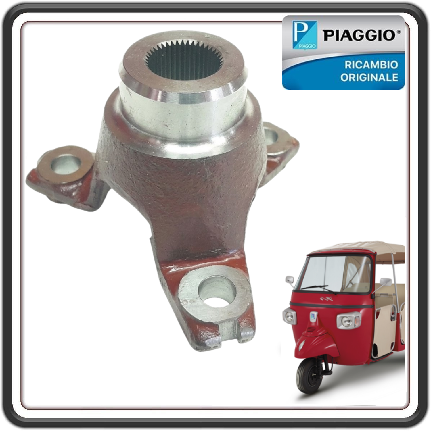 MOZZETTO ASSE RUOTA POSTERIORE ATTACCO GIUNTO SEMIASSE PER PIAGGIO APE CALESSINO DIESEL DAL 2007 AL 2012 - PIAGGIO APE CALESSINO BENZINA DAL 2013 AL 2023 ORIGINALE PIAGGIO 587617