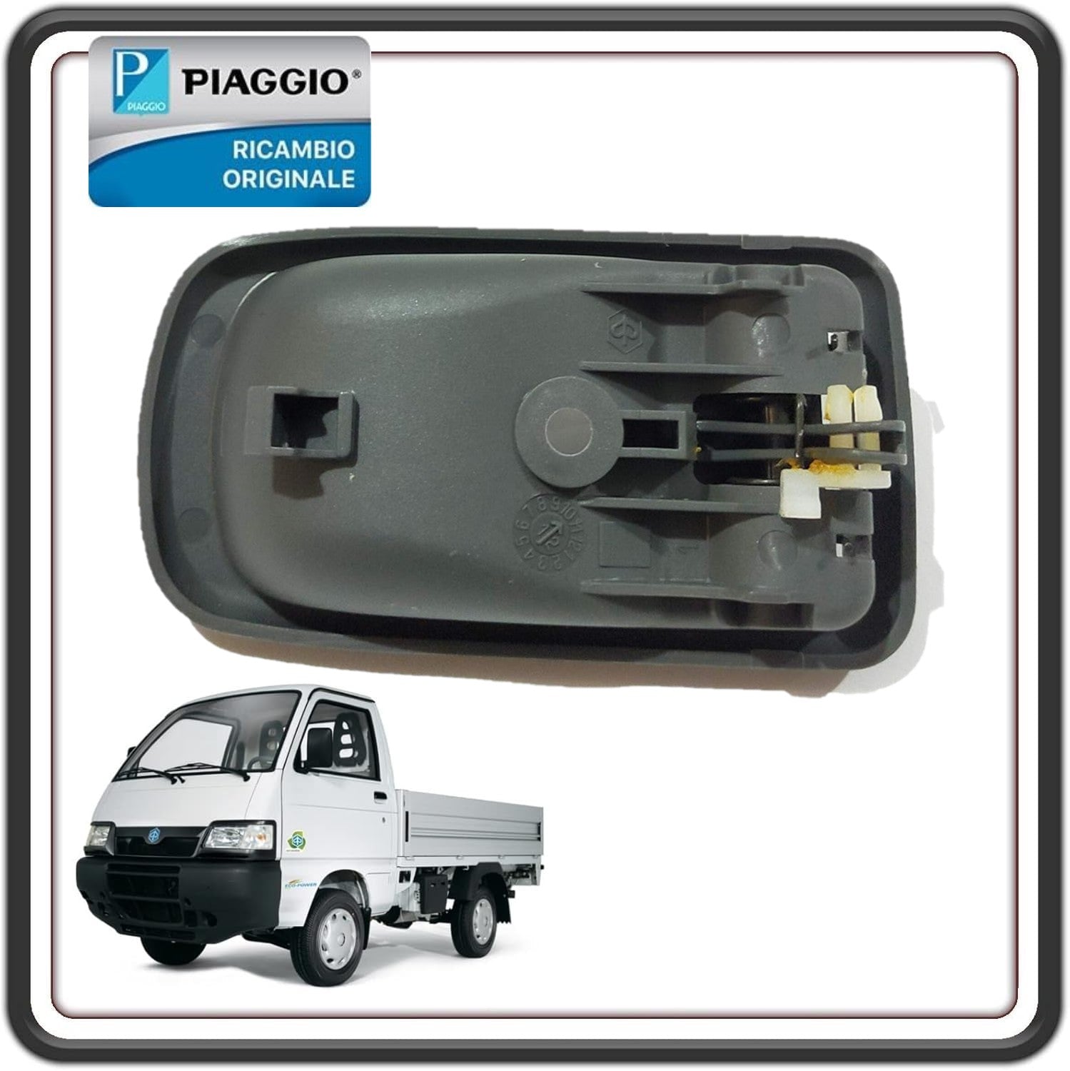 MANIGLIA INTERNA ANTERIORE LATO SINISTRO PIAGGIO PORTER 1000 - PIAGGIO PORTER 1300 16V - PIAGGIO PORTER 1200 1400 DIESEL ORIGINALE 6928087Z01000