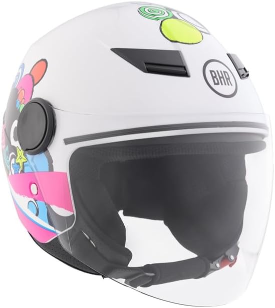 BHR - CASCO DEMI JET 841 CHILD BAMBINO/BAMBINA BUBBLES