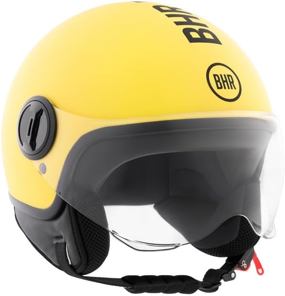 BHR - CASCO DEMI JET 835 SPECIAL GIALLO OPACO