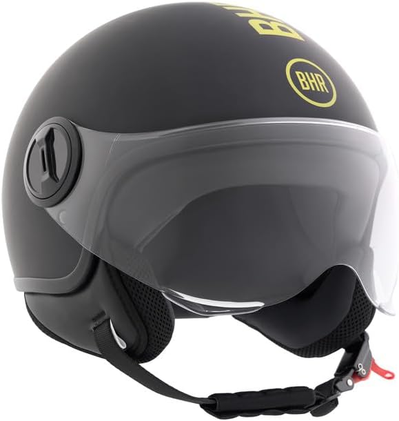 BHR - CASCO DEMI JET 835 SPECIAL NERO OPACO