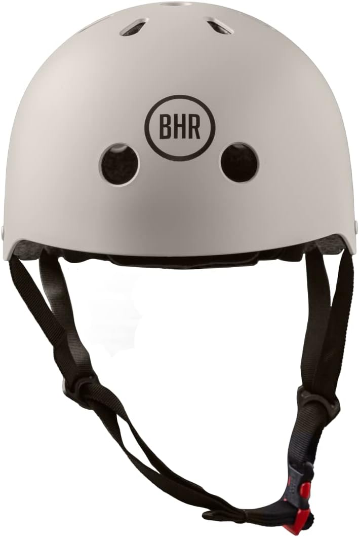 BHR - CASCO 817 SPORT PER MONOPATTINO - SCOOTER ELETTRICI - BICICLETTA - MTB - BMX - SKATEBOARD - PATTINAGGIO BIANCO PERLA OPACO