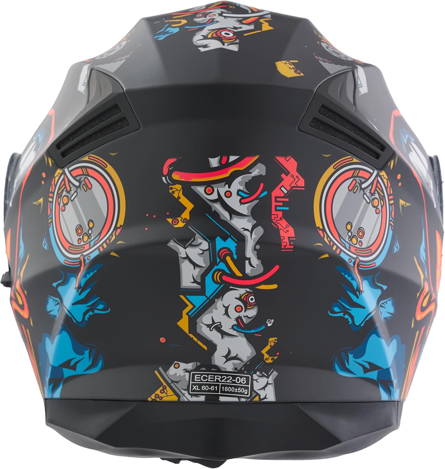 BHR - CASCO MODULARE 836 FLIP UP ZOMBIE BLACK