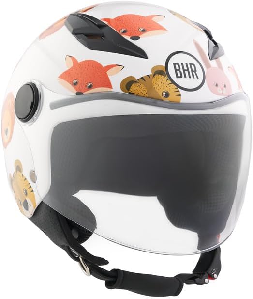 BHR - CASCO DEMI JET 838 CHILDREN BAMBINO/BAMBINA ANIMALS