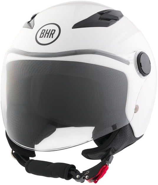 BHR - CASCO DEMI JET 838 CHILDREN BAMBINO/BAMBINA BIANCO