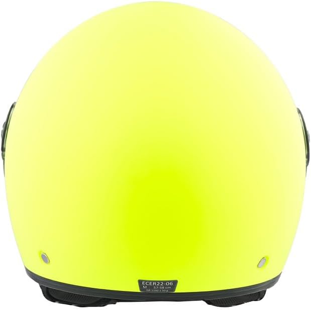 BHR - CASCO DEMI-JET 832 MINIMAL GIALLO FLUO OPACO