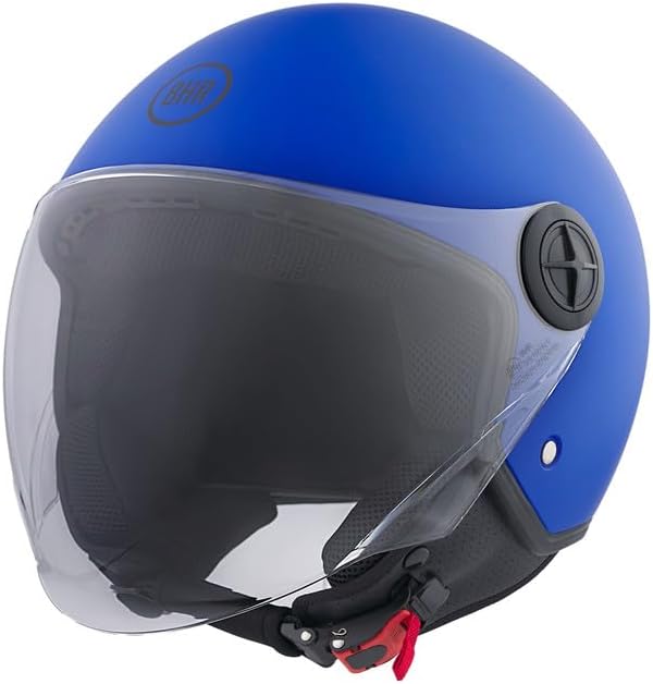 BHR - CASCO DEMI-JET 832 MINIMAL BLU OPACO