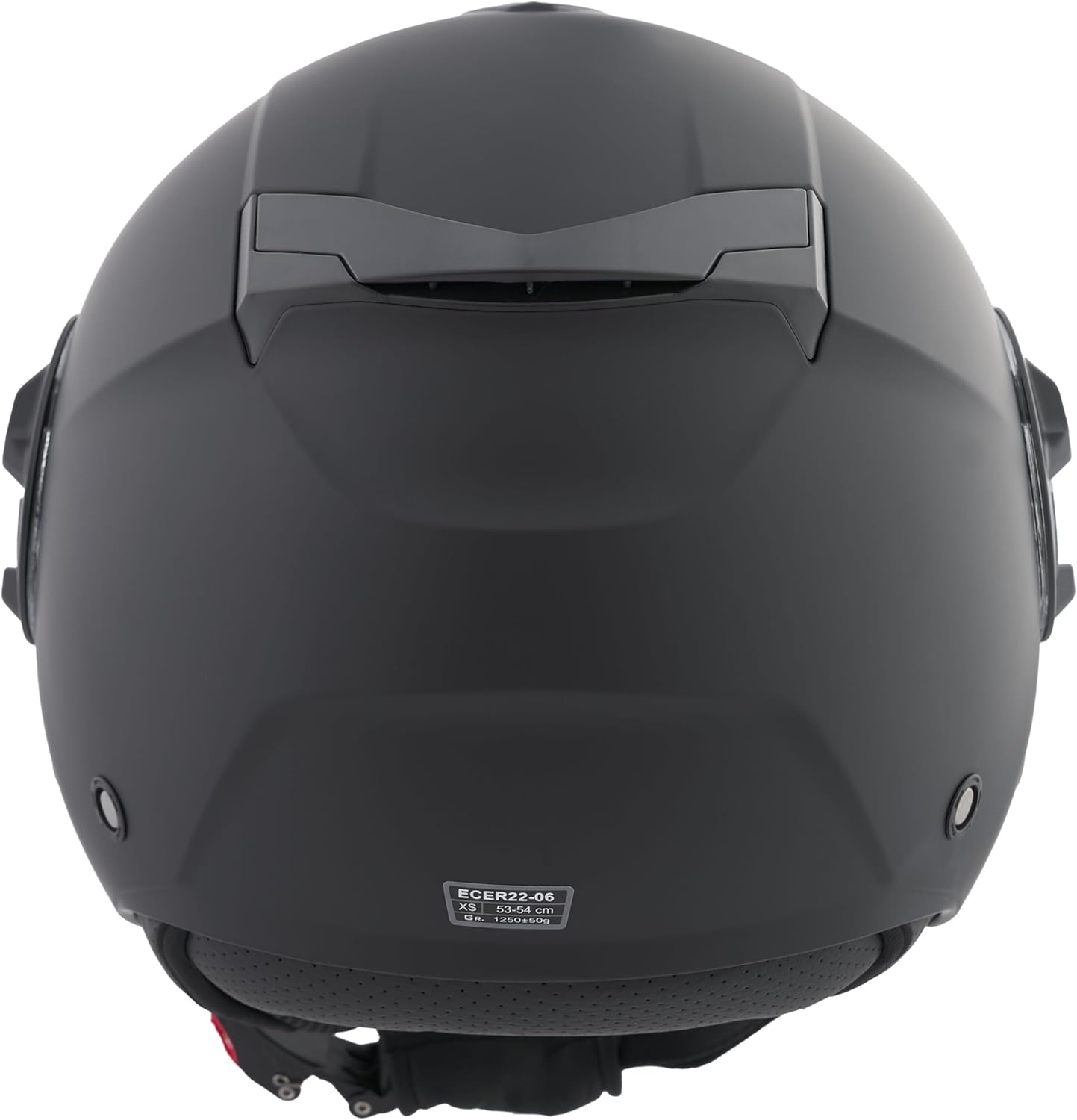BHR - CASCO JET 830 FLASH NERO OPACO - DOPPIA VISIERA