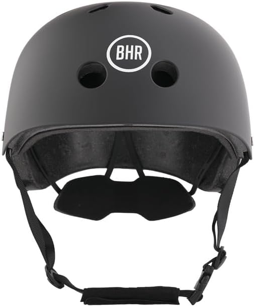 BHR - CASCO 837 URBAN PER MONOPATTINO - SCOOTER ELETTRICI - BICICLETTA - MTB - BMX - SKATEBOARD - PATTINAGGIO NERO OPACO