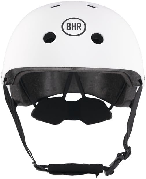 BHR - CASCO 837 URBAN PER MONOPATTINO - SCOOTER ELETTRICI - BICICLETTA - MTB - BMX - SKATEBOARD - PATTINAGGIO BIANCO PACO