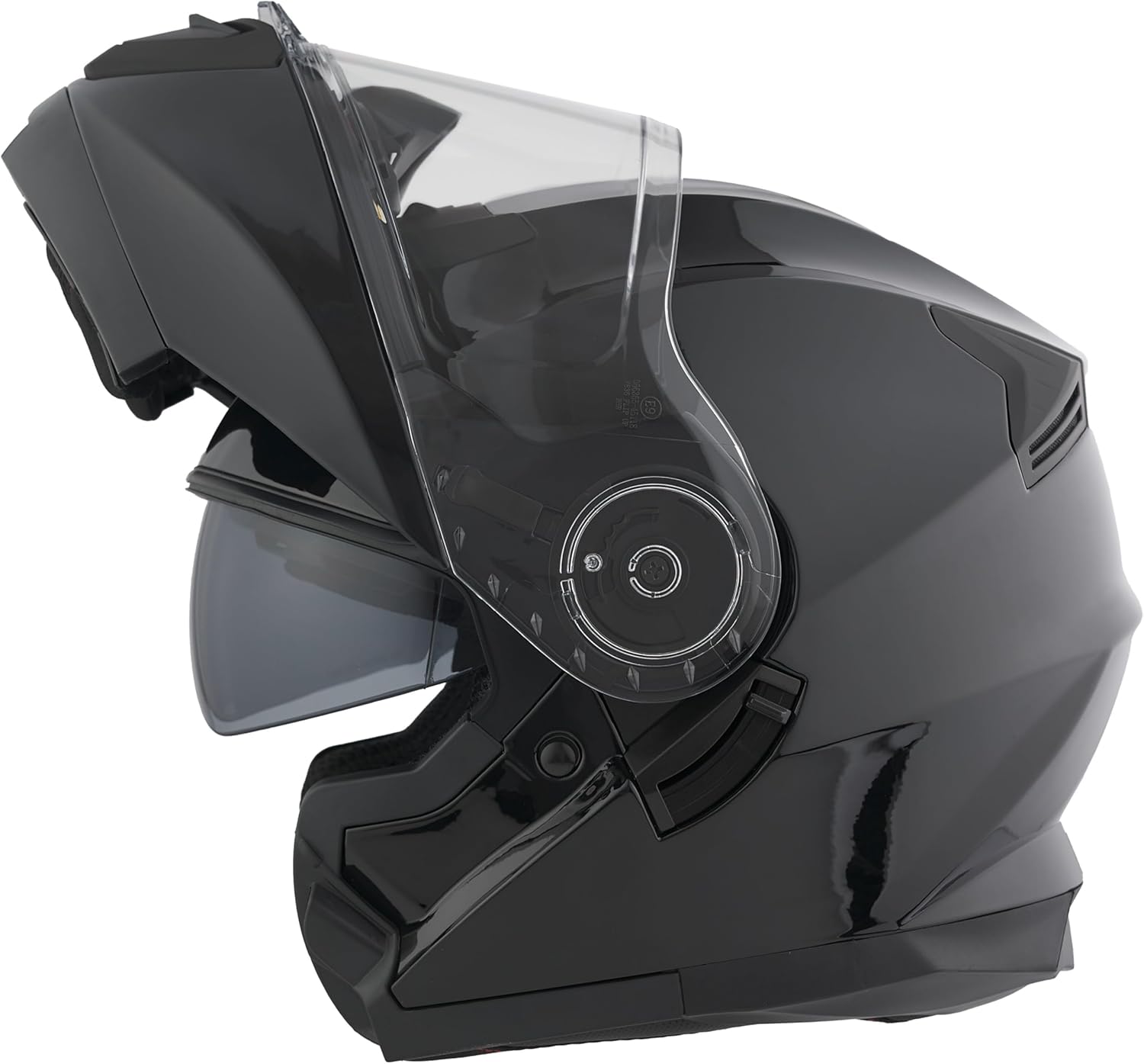 BHR - CASCO MODULARE 836 FLIP UP NERO METALLIZZATO