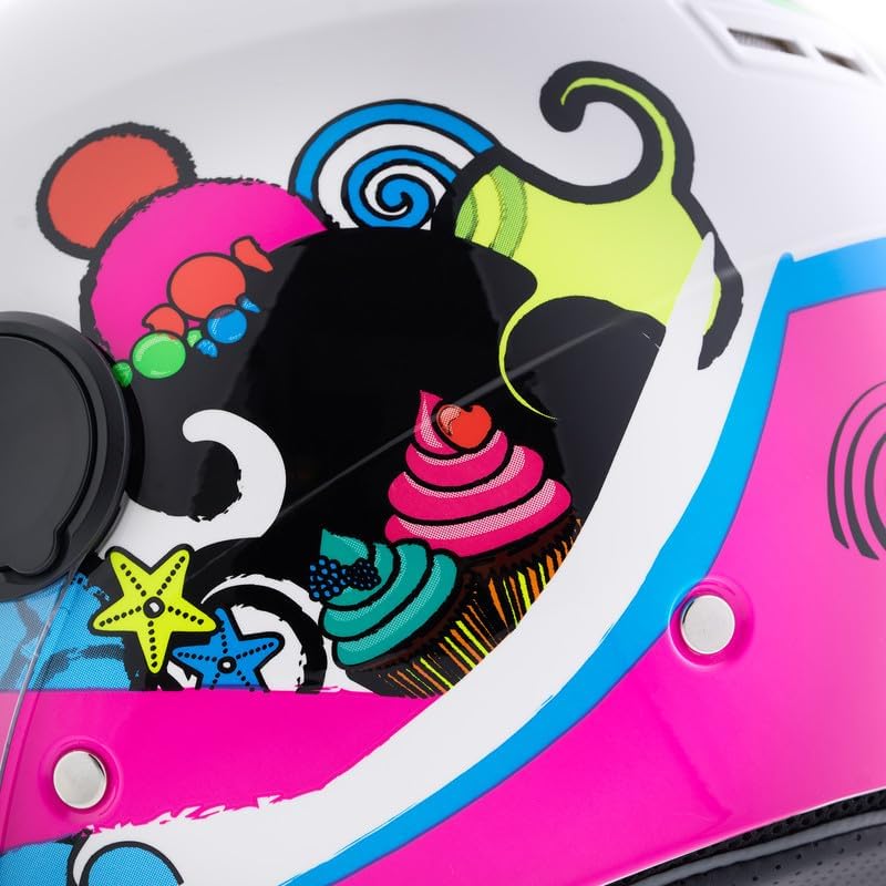 BHR - CASCO DEMI JET 841 CHILD BAMBINO/BAMBINA BUBBLES