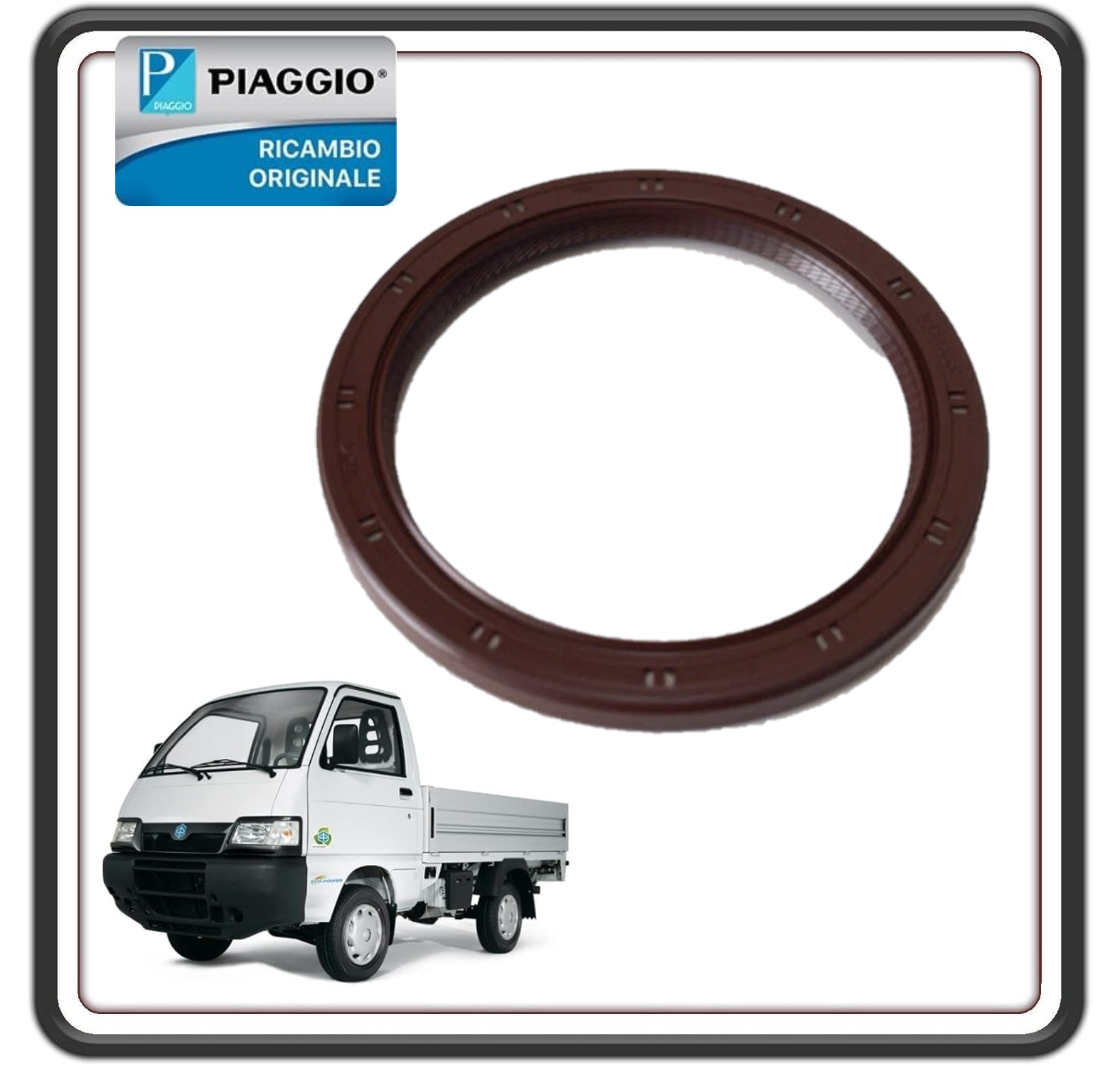 PARAOLIO ALBERO MOTORE COPERCHIO LATO DISTRIBUZIONE PER PIAGGIO PORTER 1300 16V 48 KW FINO AL 2008 MOTORE DAIHATSU ORIGINALE PIAGGIO 9004311344000