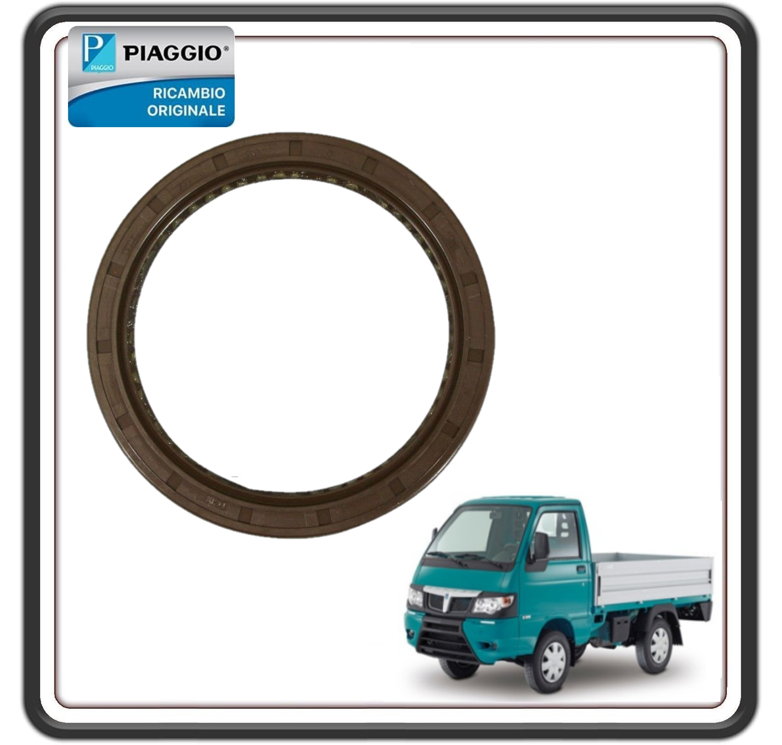 PARAOLIO ALBERO MOTORE PER PIAGGIO PORTER 1300 BENZINA MULTITECH DAL 2009 IN POI ORIGINALE PIAGGIO B010049