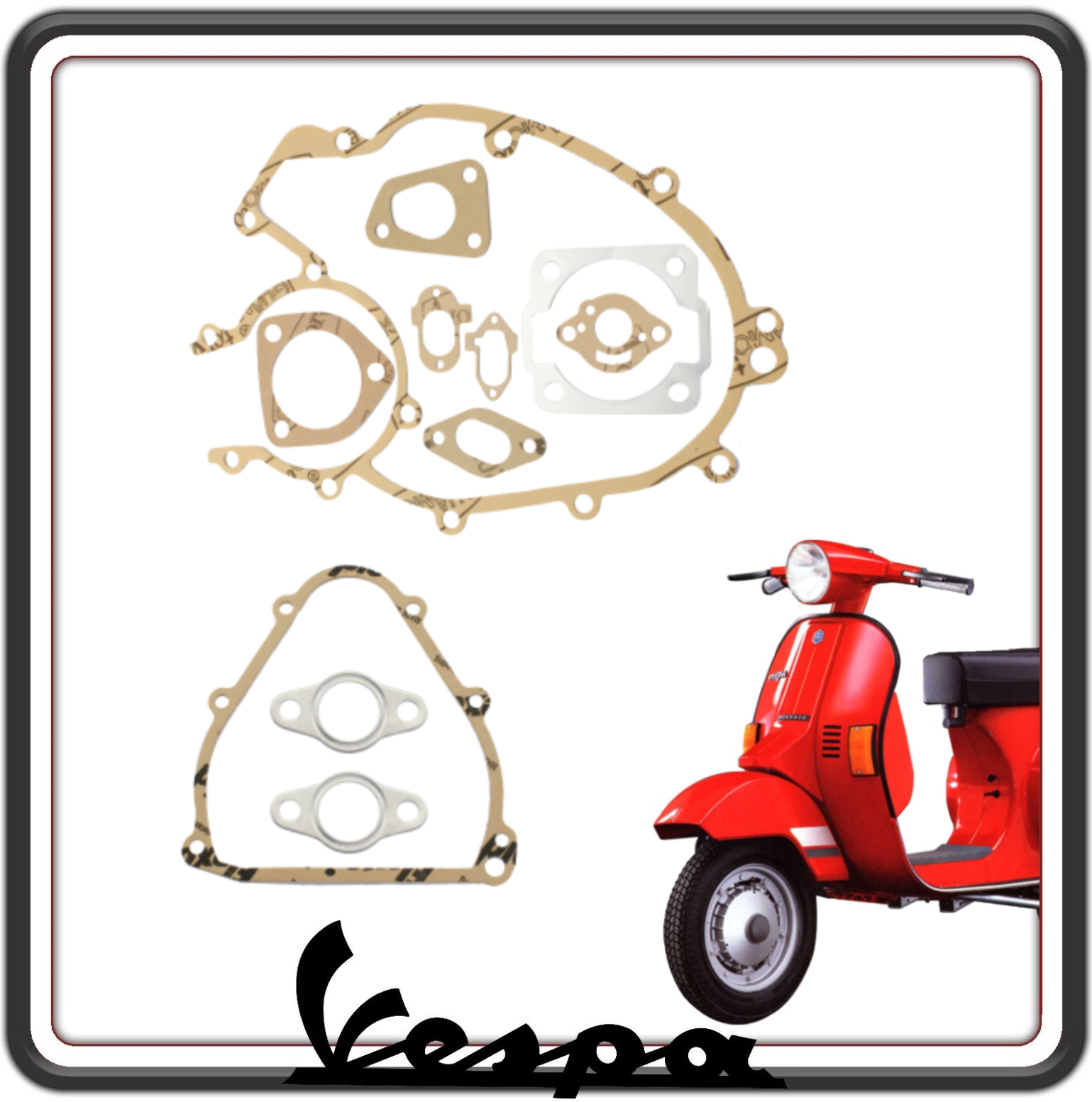 KIT SERIE GUARNIZIONI MOTORE COMPLETO COMPATIBILE PER PIAGGIO VESPA PK 50 - PK 50 XL.