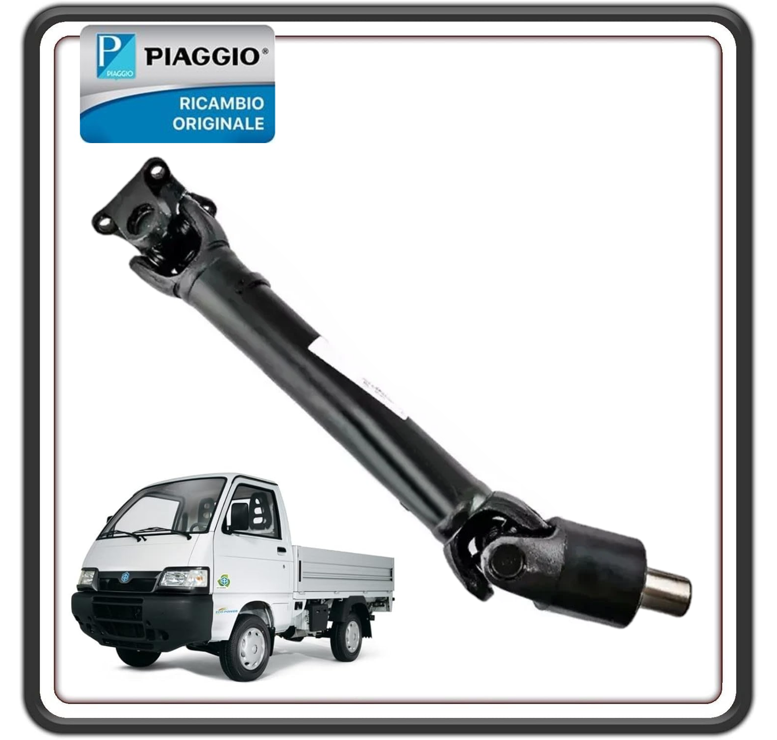 ALBERO DI TRASMISSIONE COMPLETO PER PIAGGIO PORTER 1300 16V BENZINA FINO AL 2009 MOTORE DAIHATSU ORIGINALE PIAGGIO 615339