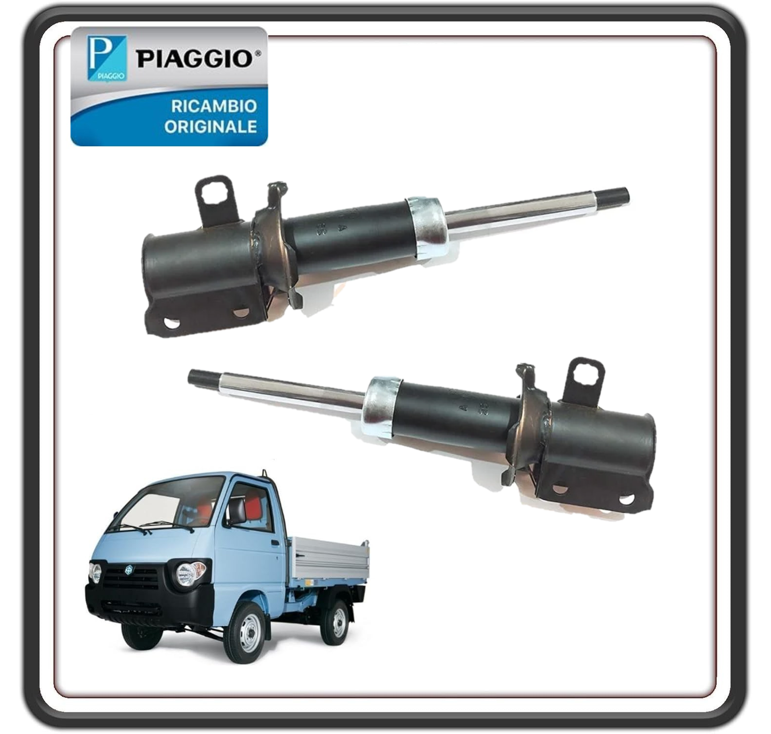 KIT 2 AMMORTIZZATORE ANTERIORE DESTRO E SINISTRO PIAGGIO QUARGO ORIGINALE PIAGGIO 56572R - 56573R