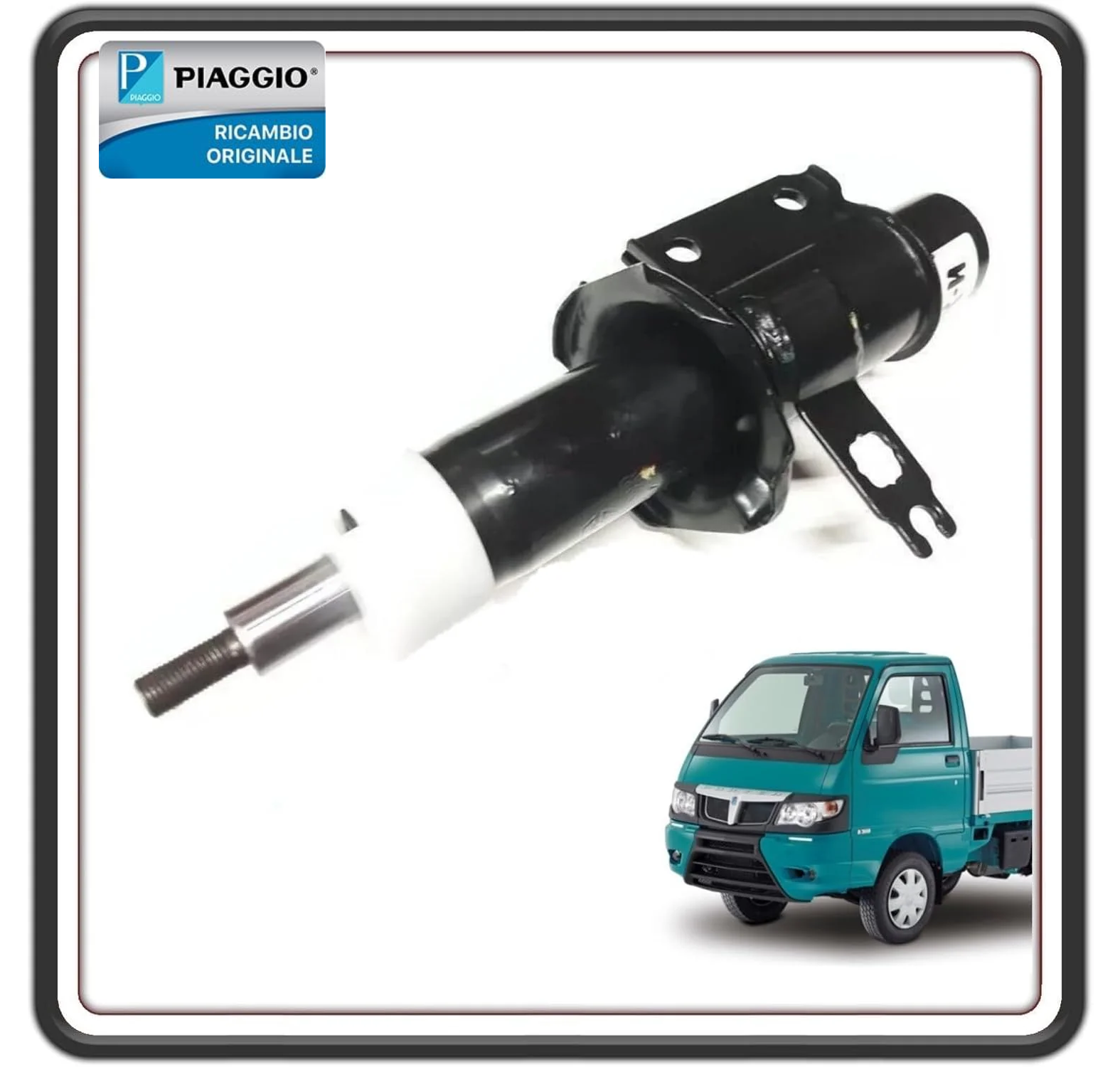 AMMORTIZZATORE SOSPENSIONE ANTERIORE LATO DESTRO PER PIAGGIO PORTER MULTITECH DAL 2009 IN POI ORIGINALE PIAGGIO 1E000767R