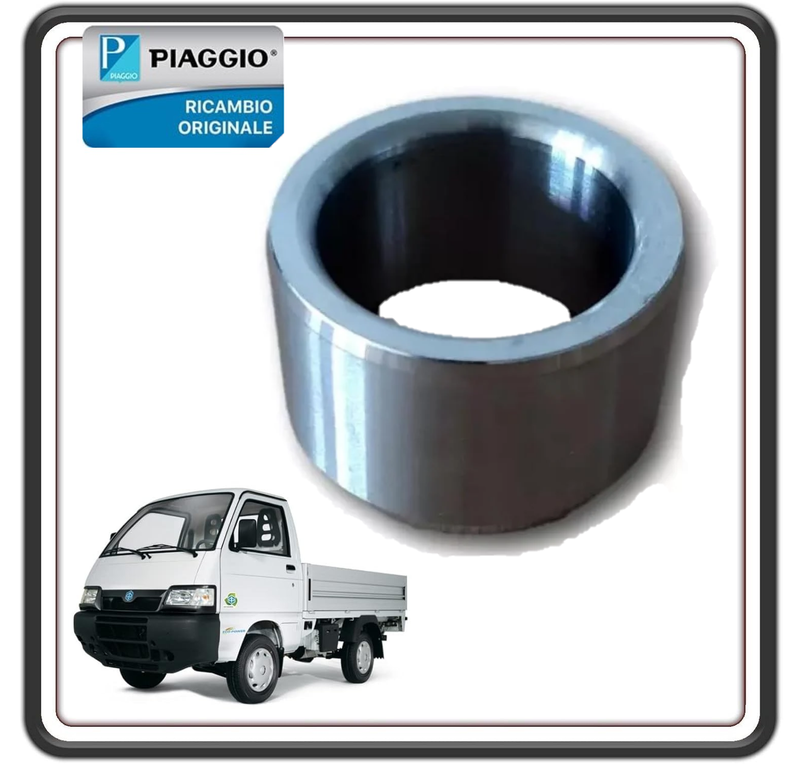 RITEGNO BUSSOLA BOCCOLA ASSE RUOTA POSTERIORE PER PIAGGIO PORTER 1000 - PORTER 1300 16V FINO AL 2008 - PORTER 1200 1400 DIESEL ORIGINALE PIAGGIO 4242387Z01000