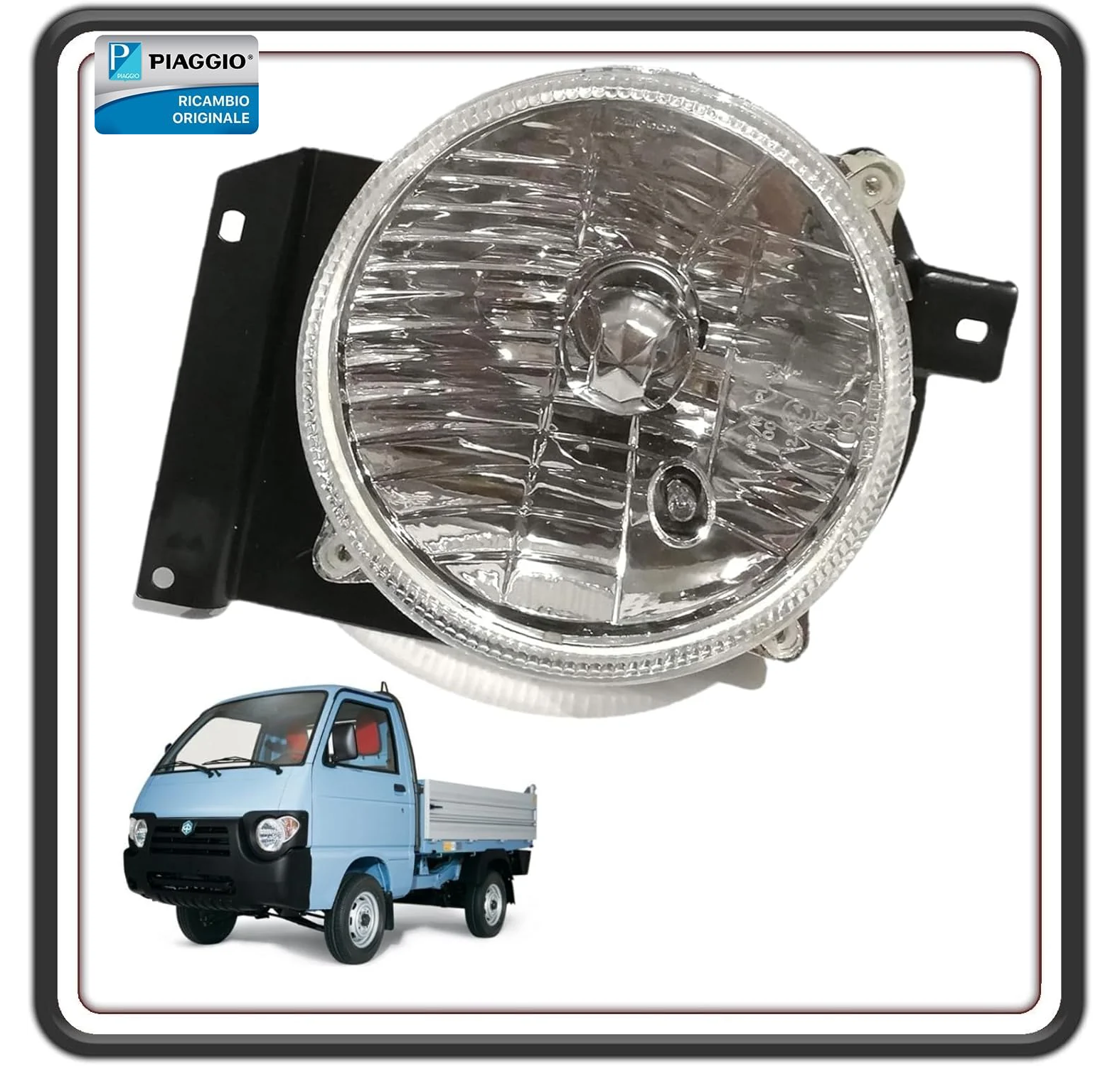FARO FANALE GRUPPO OTTICO ANTERIORE LATO SINISTRO PER PIAGGIO QUARGO DIESEL TUTTI I MODELLI ORIGINALE PIAGGIO 613772