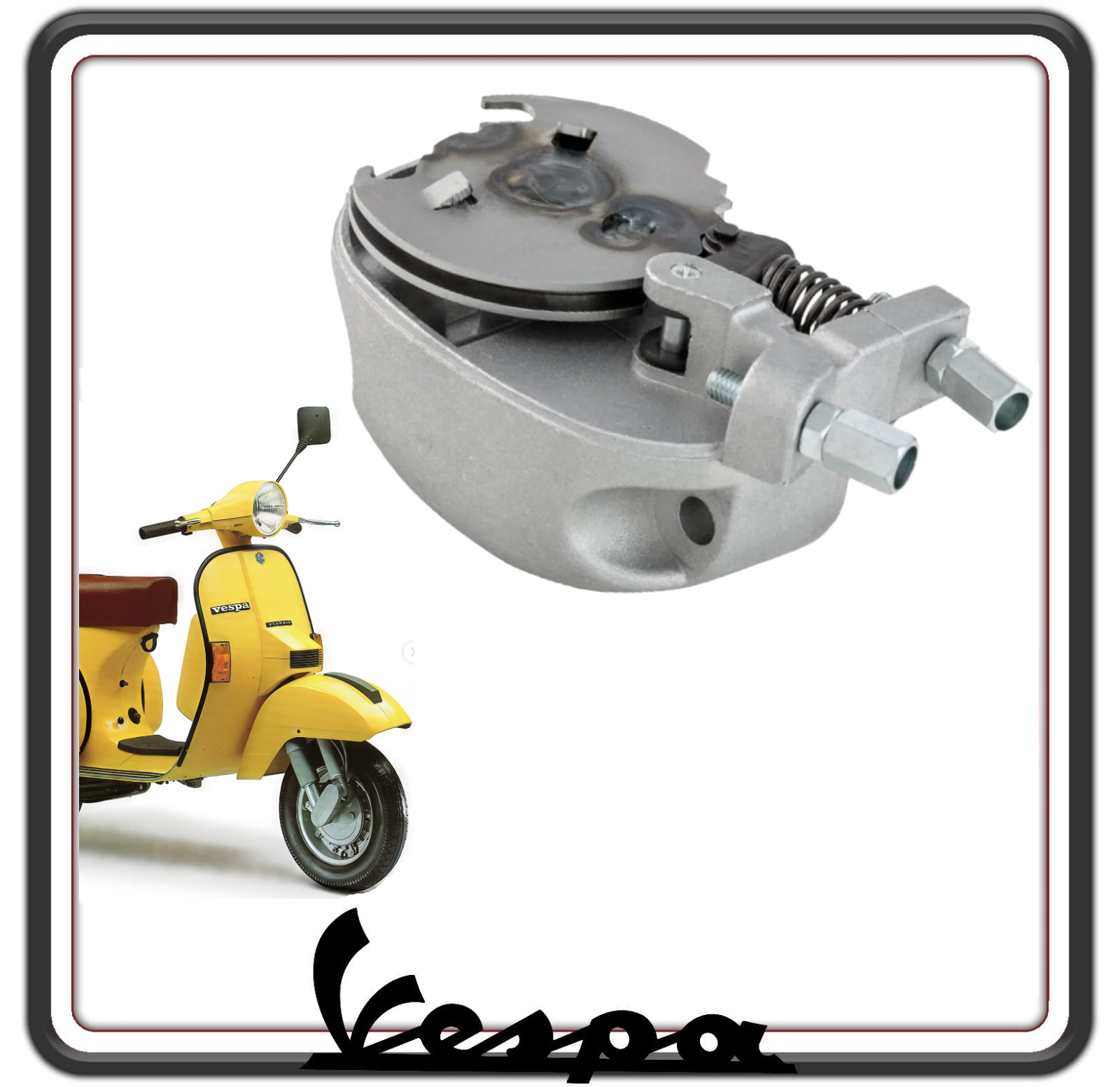 SELETTORE PRESELETTORE PRE SELETTORE MARCE CAMBIO COMPATIBILE CON PIAGGIO VESPA PX 125-150 - 200 TUTTI I MODELLI SOLO SENZA FRENO A DISCO