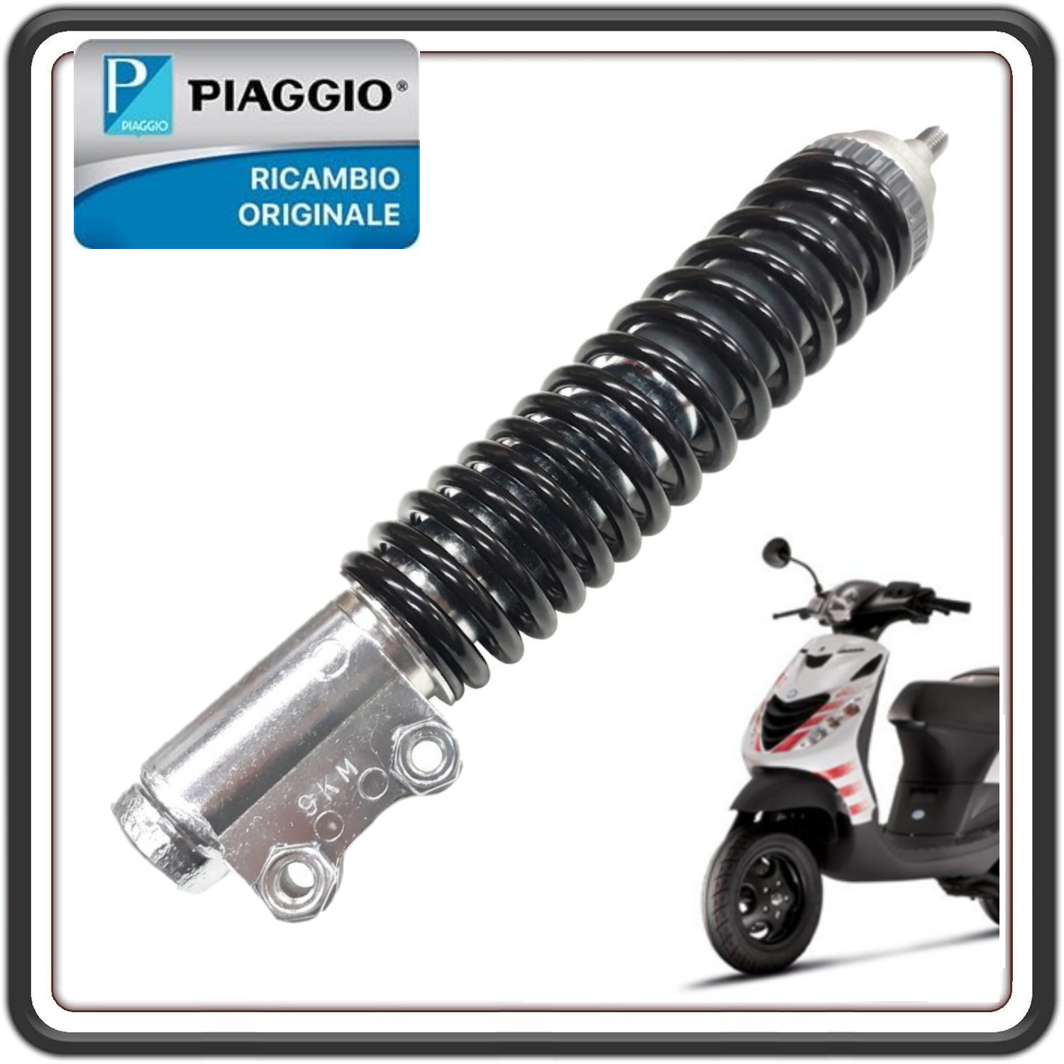 AMMORTIZZATORE ANTERIORE PER PIAGGIO VESPA ET2-ET4 50-125 CC - PIAGGIO ZIP - PIAGGIO SFERA (LEGGI COMPATIBILITA') ORIGINALE PIAGGIO 598922