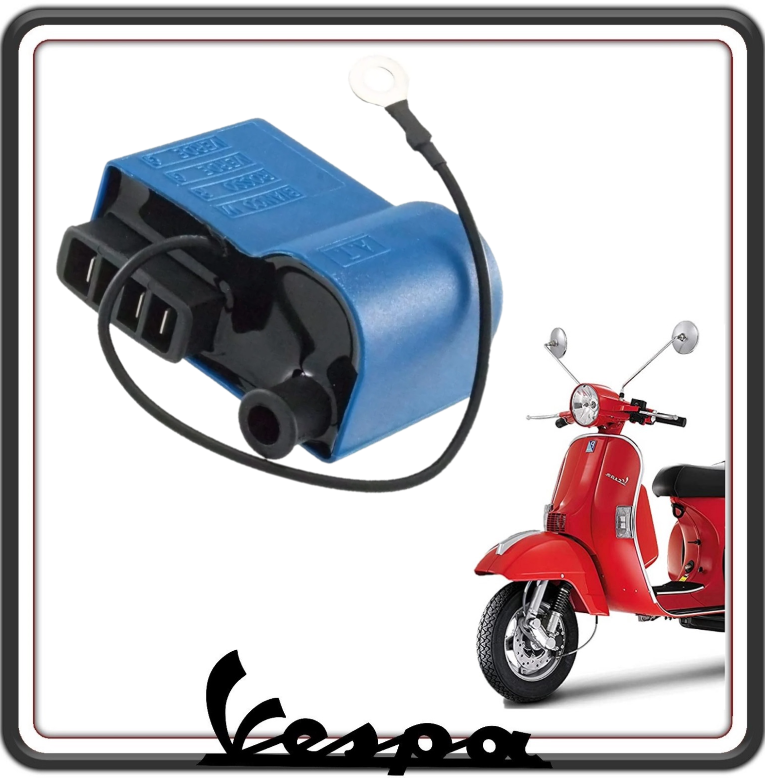 CENTRALINA ELETTRONICA COMPATIBILE PER PIAGGIO APE 50 - VESPA PX 125 150 - VESPA PXE ARCOBALENO - VESPA PK 50-50XL - PK 125 XL - FL 50-125 - FL2