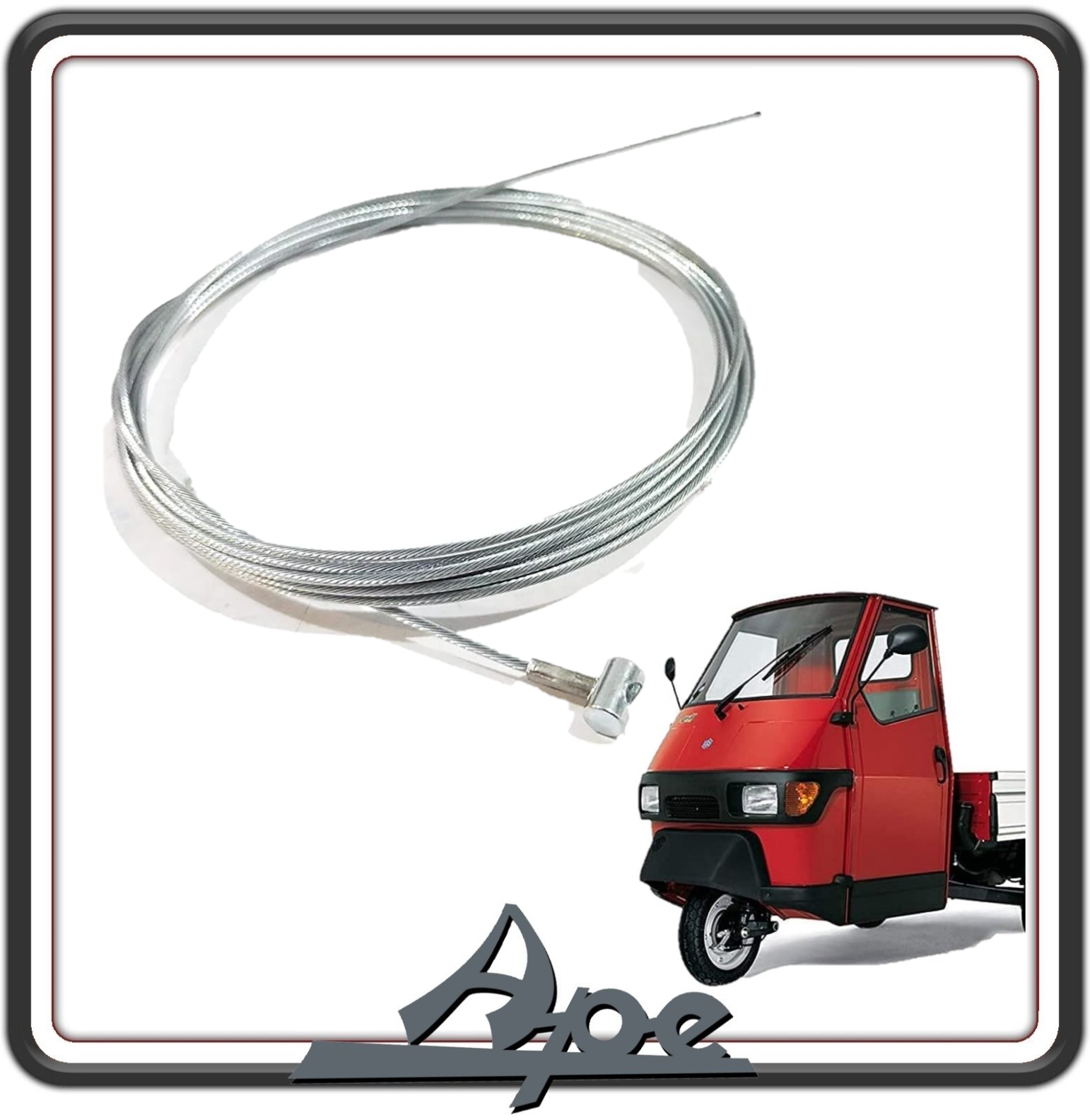 TRASMISSIONE FILO CAVO CAMBIO COMPATIBILE CON PIAGGIO APE 50 TUTTI I MODELLI