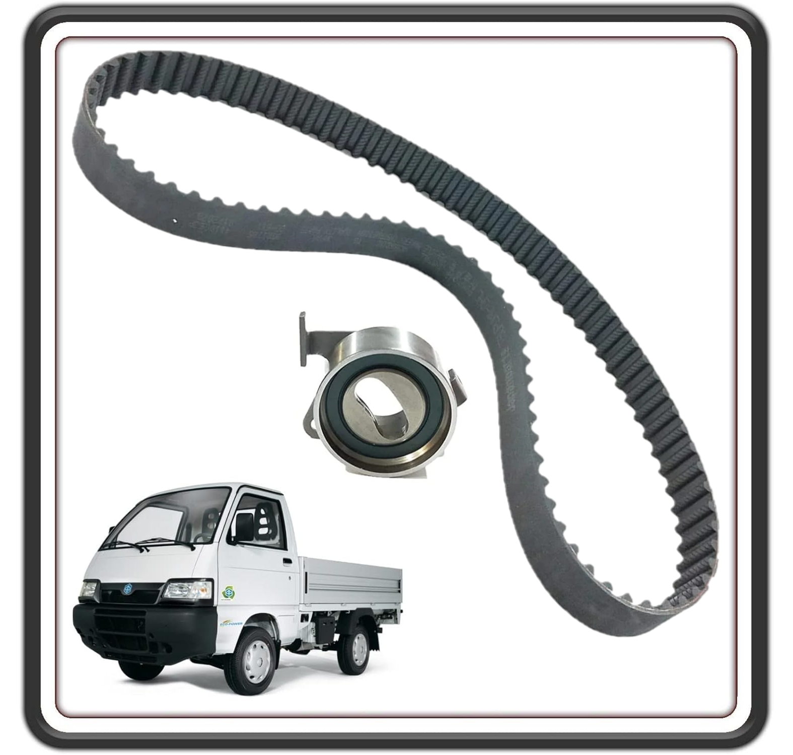 CINGHIA TRASMISSIONE DISTRIBUZIONE COMPATIBILE PER PIAGGIO PORTER 1300 16V FINO AL 2009 MOTORE DAIHATSU 48 KW.