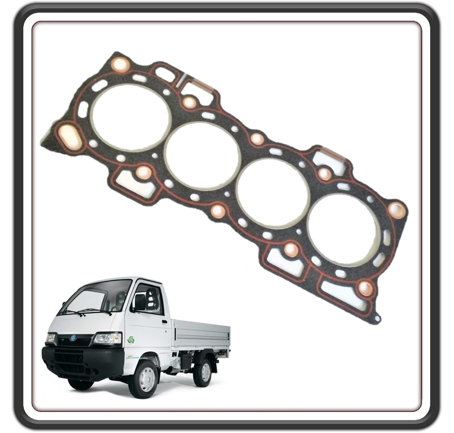 GUARNIZIONE TESTA TESTATA COMPATIBILE PER PIAGGIO PORTER 1300 BENZINA 16 V FINO AL 2009 MOTORE DAIHATSU